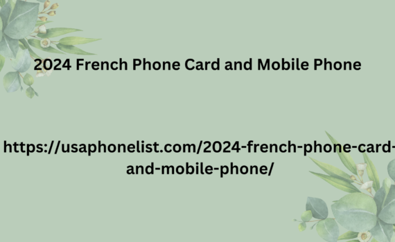 2024 French Phone Card and Mobile Phone